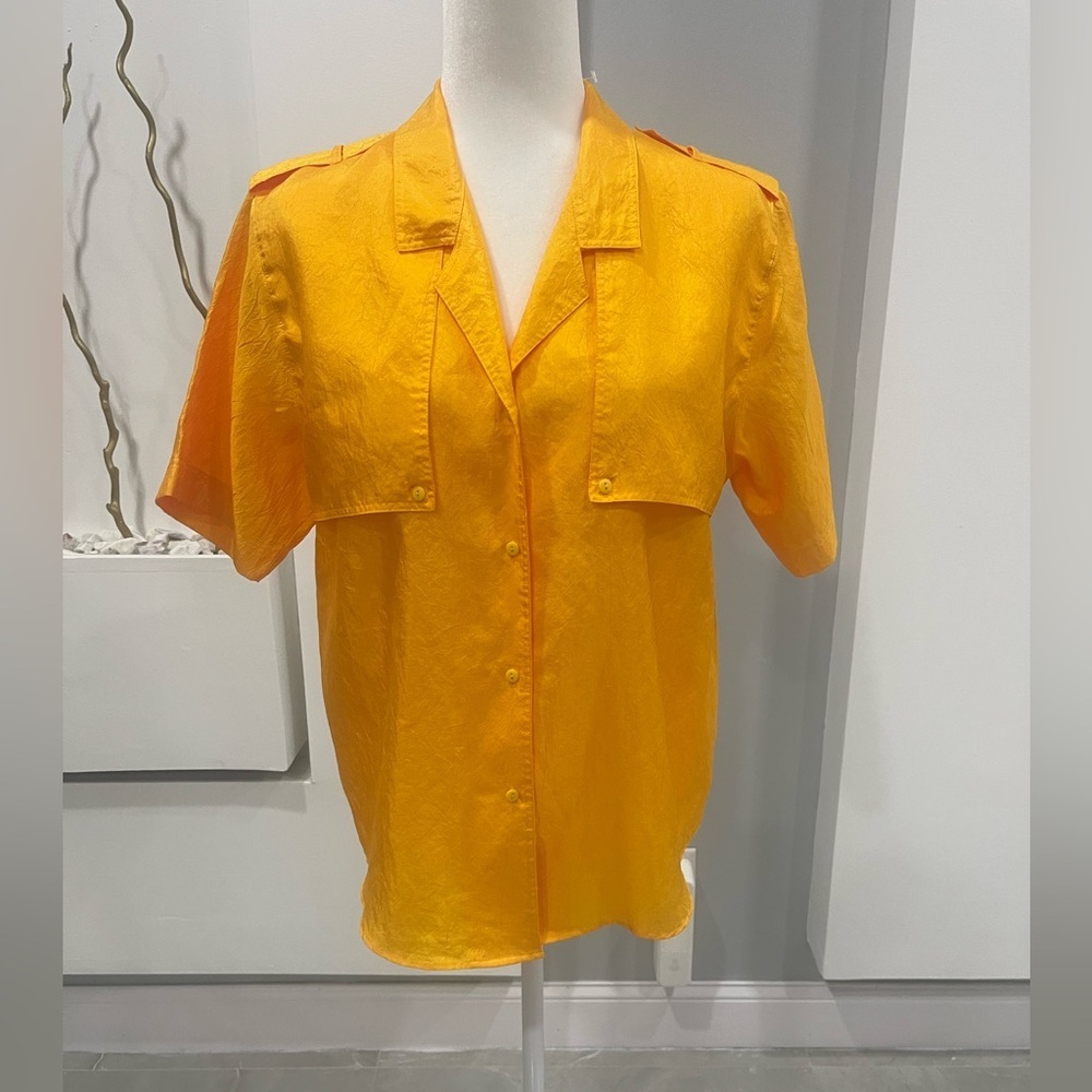 Women's Orange Blouse